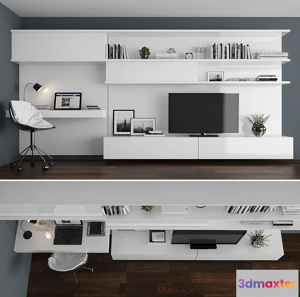 TV stand set 027