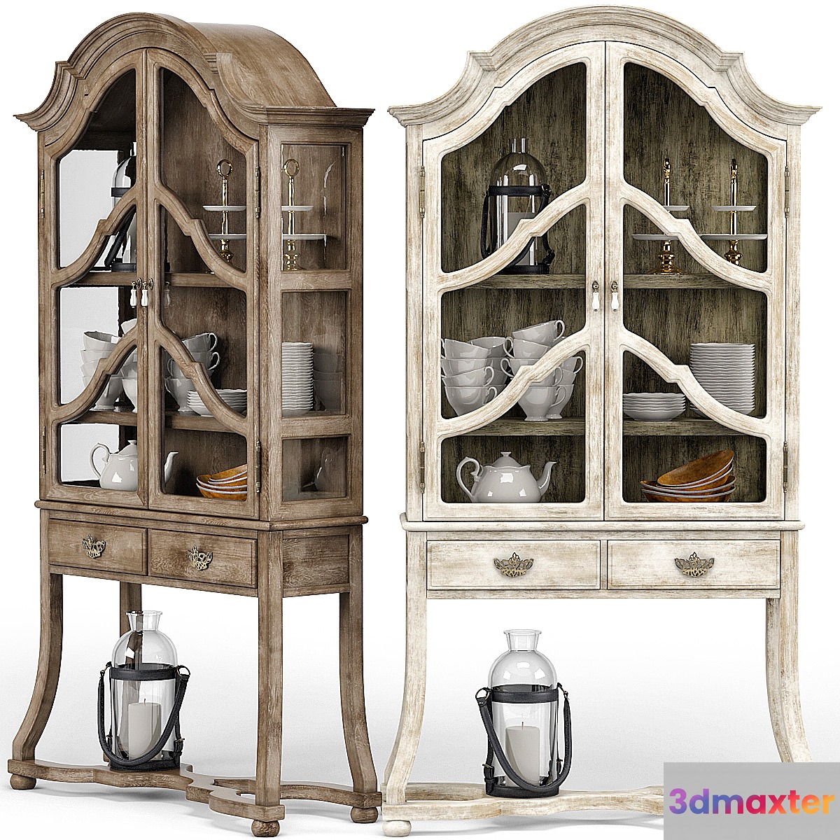 Dauphine Antique Cabinet 3D Max