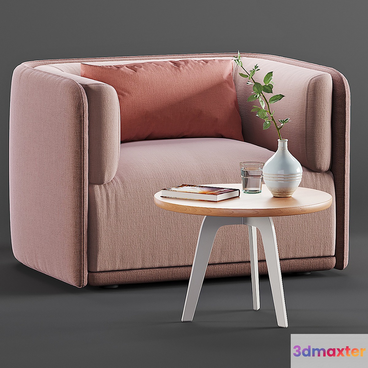 Truedesign_SHO Armchair & MILLEPIEDI_Coffee table