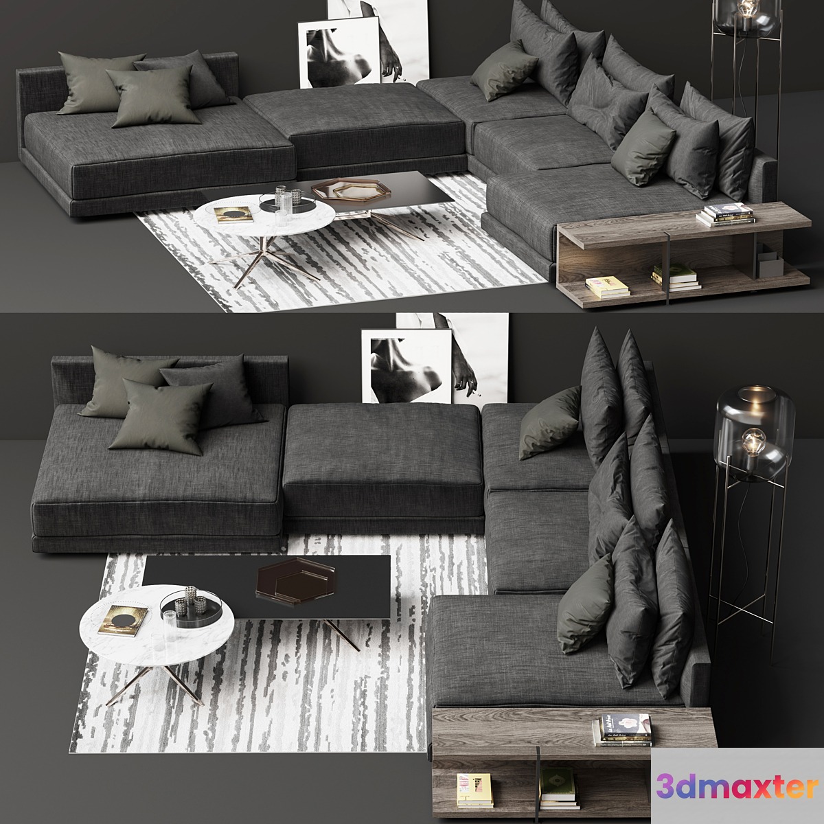 Poliform Bristol Sofa 3D Max