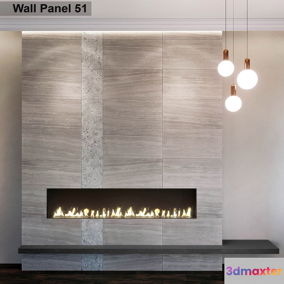 Wall Panel 51 3D Max