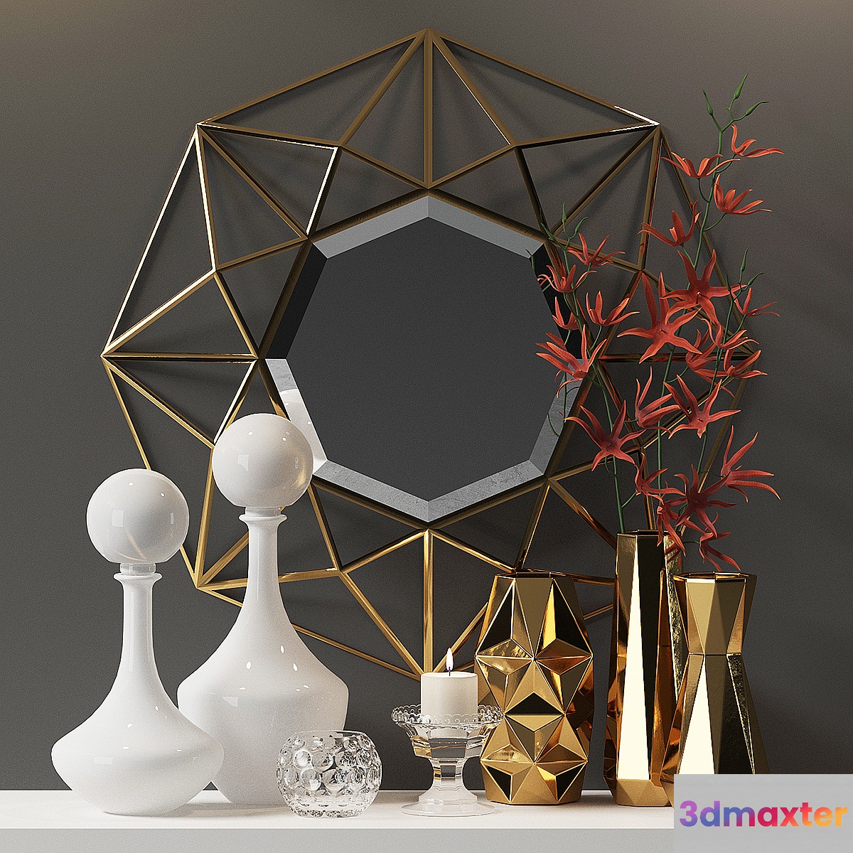 Decor set 5 3D Max