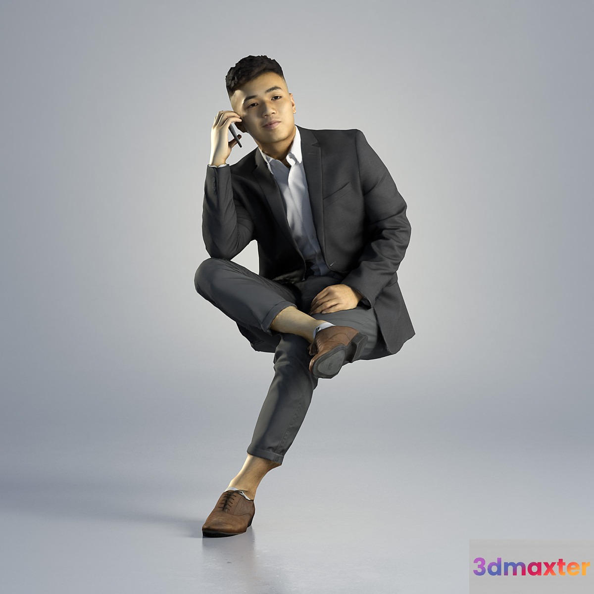 Man Kevin Business Sitting 002