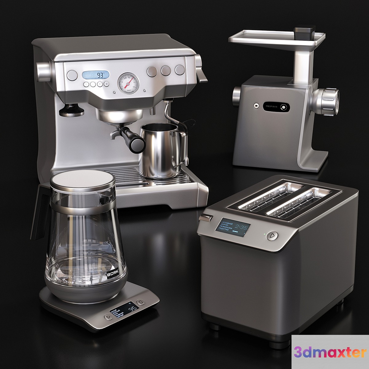 Household appliances BORK silver