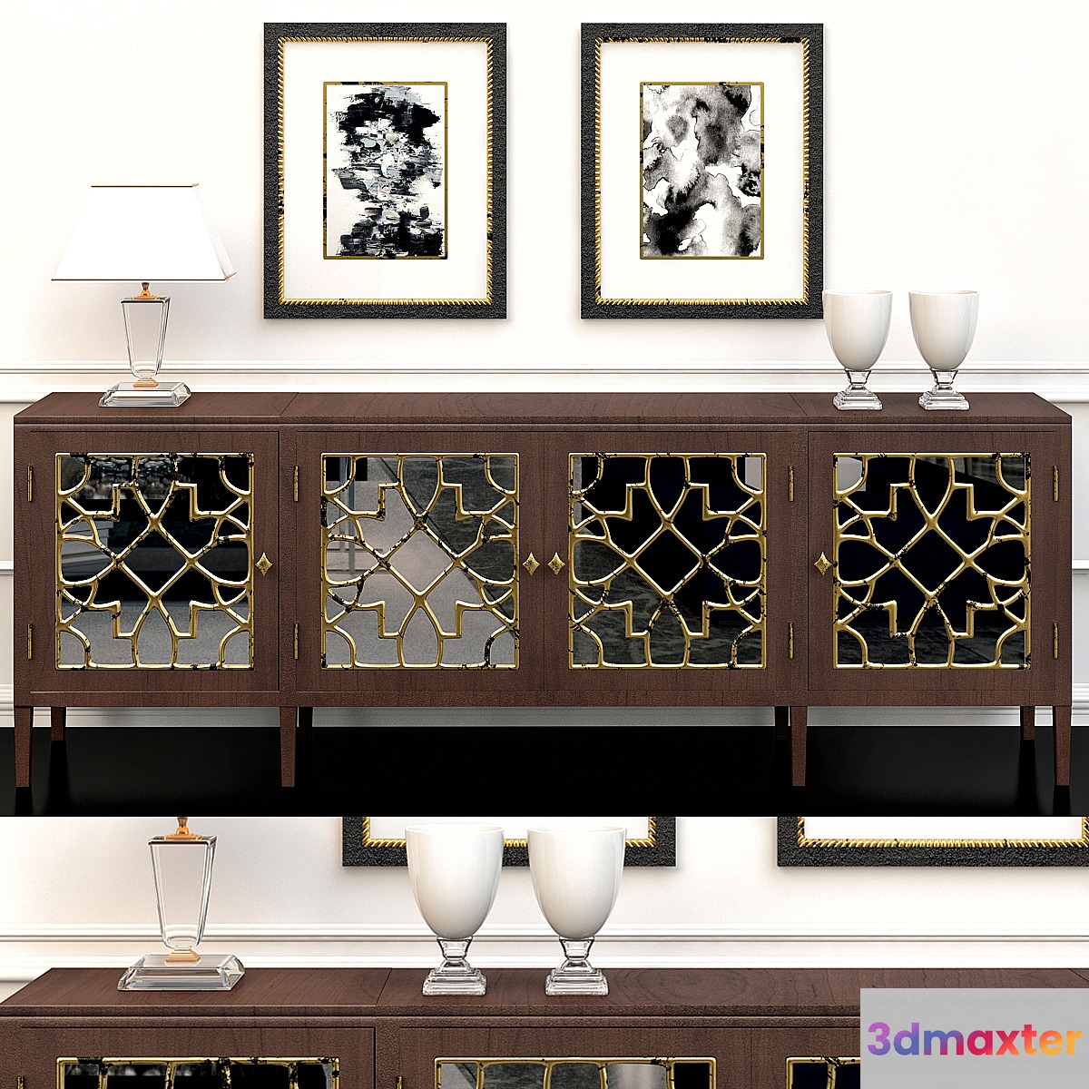 Hooker Furniture Living Room Sanctuary 3D Max