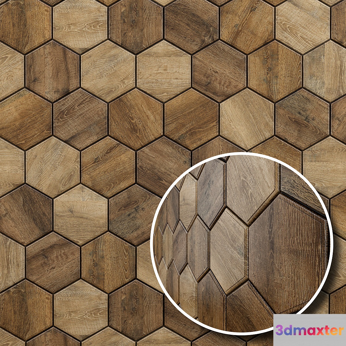 Wooden tiles from Karragach Design