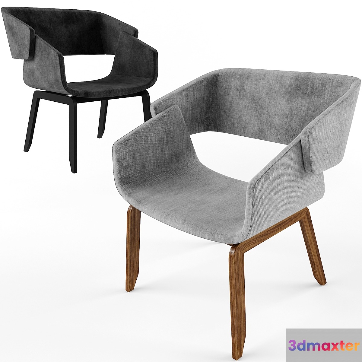 2 Chair CX 3D Max