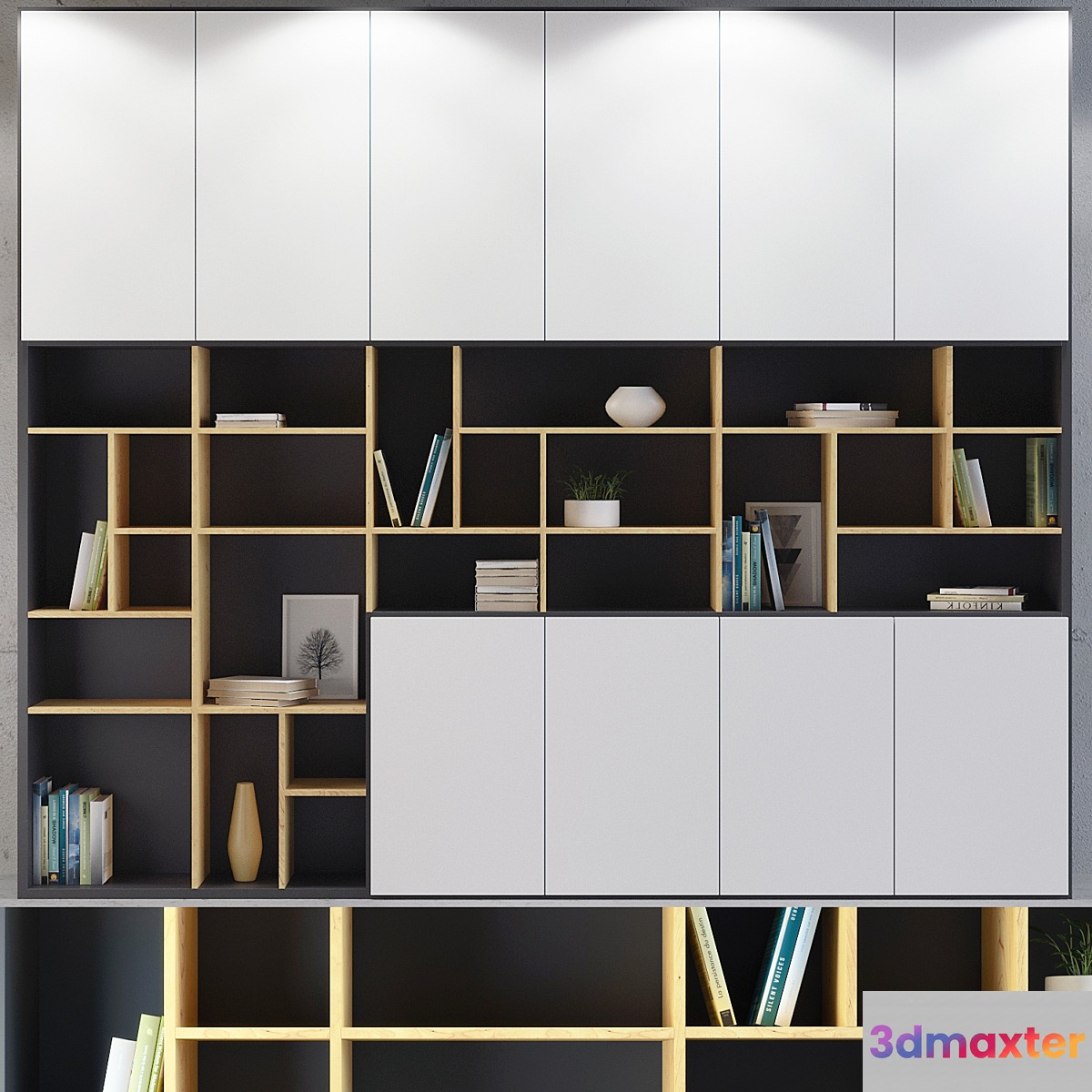 Cabinet - rack 05 3D Max