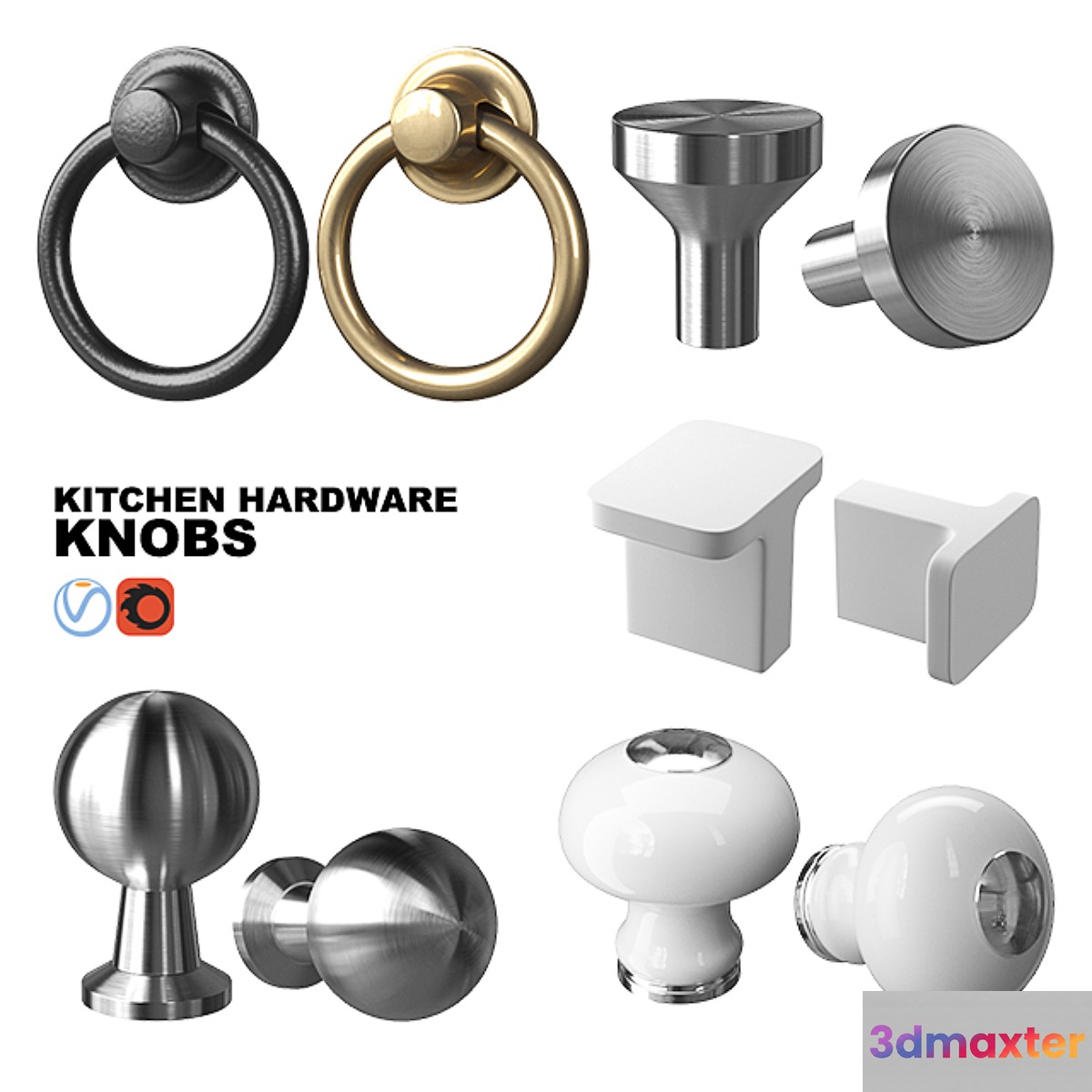 Knob Set IKEA - No.3