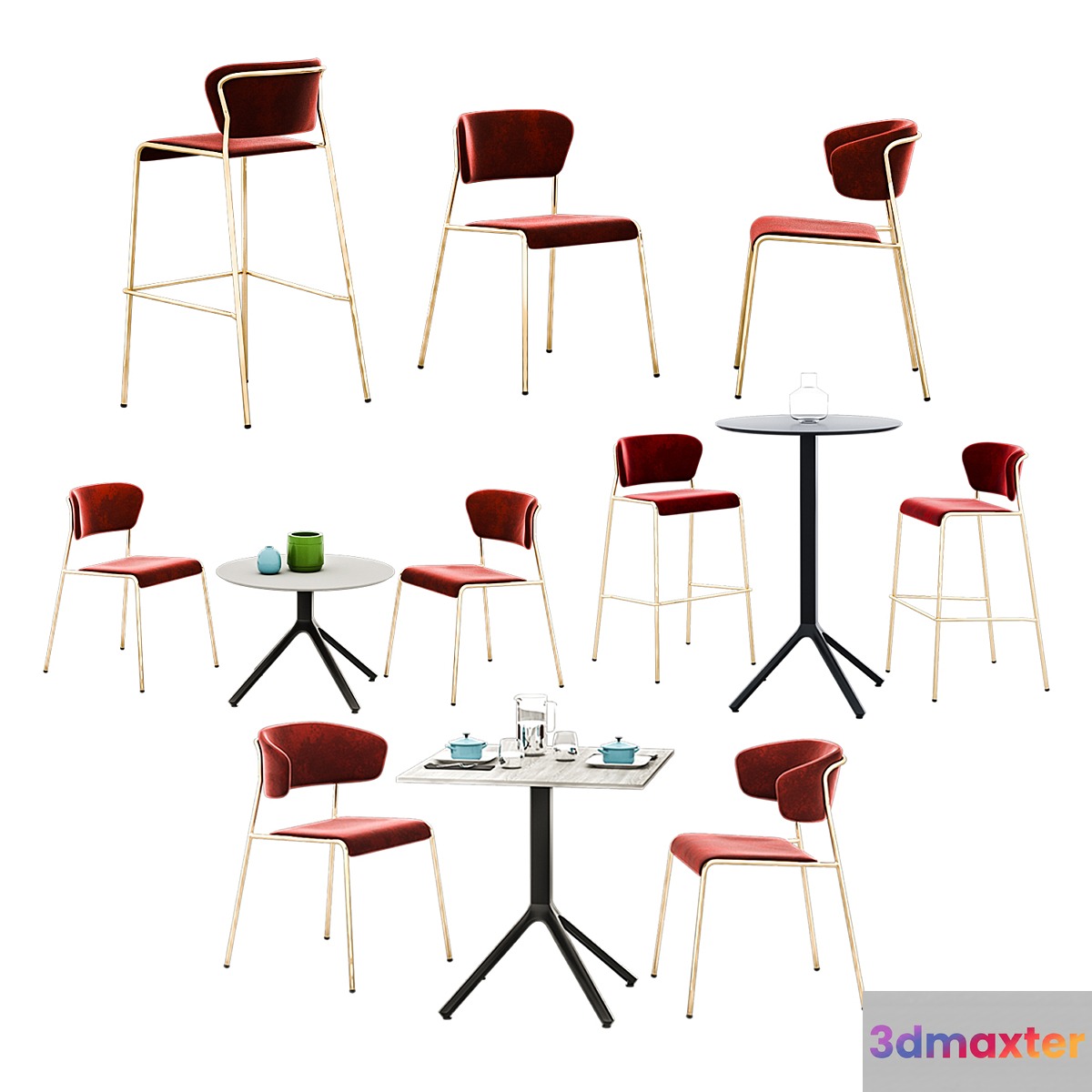 Chair SCAB DESIGN Lisa Table SCAB_DESIGN Nemo