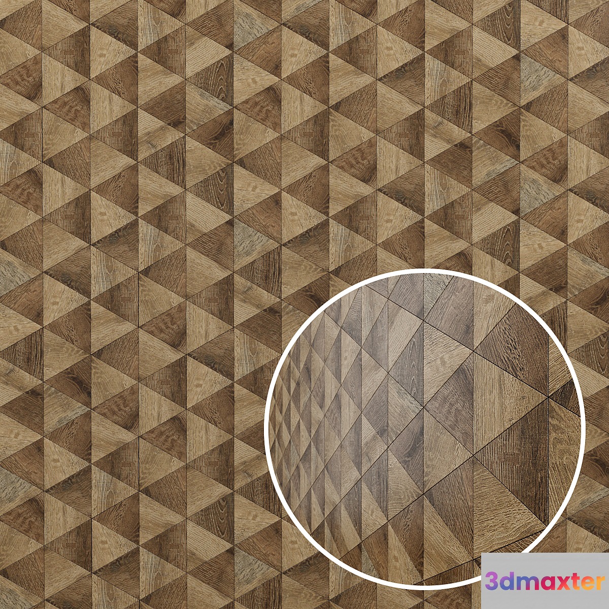 Wooden tiles from Karragach Design | 3 3D Max