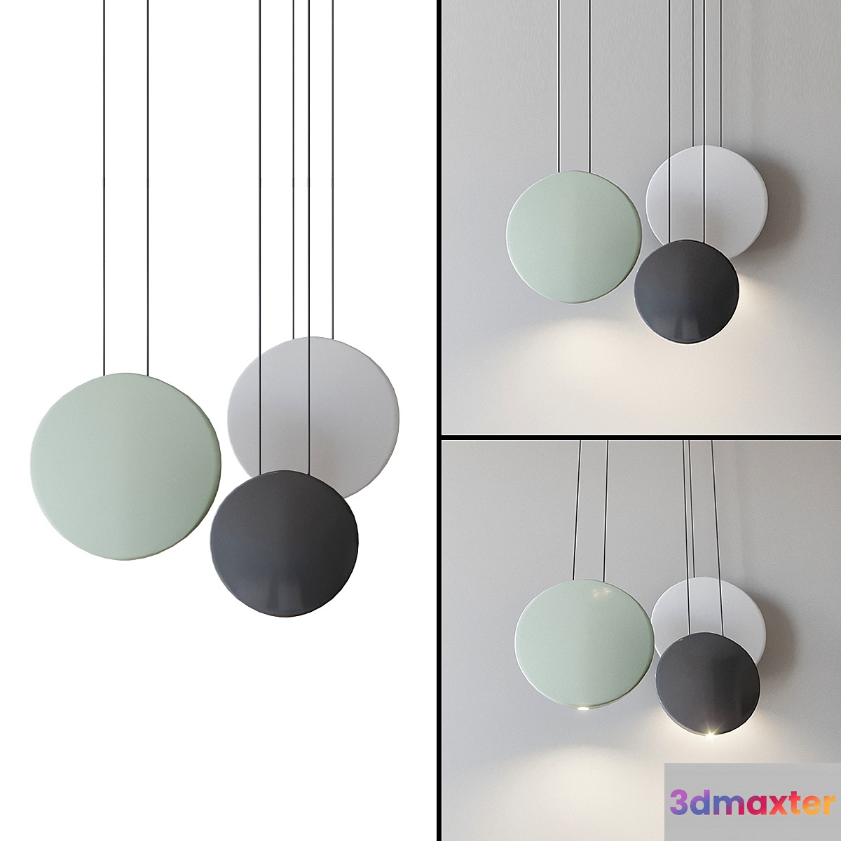 Cosmos cluster led pendant by lievore altherr molina for vibiaCLUSTER LED PENDANT BY LIEVORE ALTHERR MOLINA FOR VIBIA