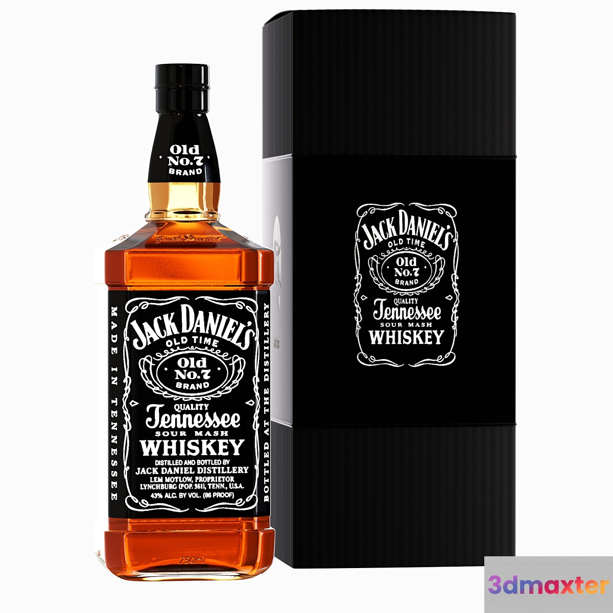 Jack Daniel's 3D Max