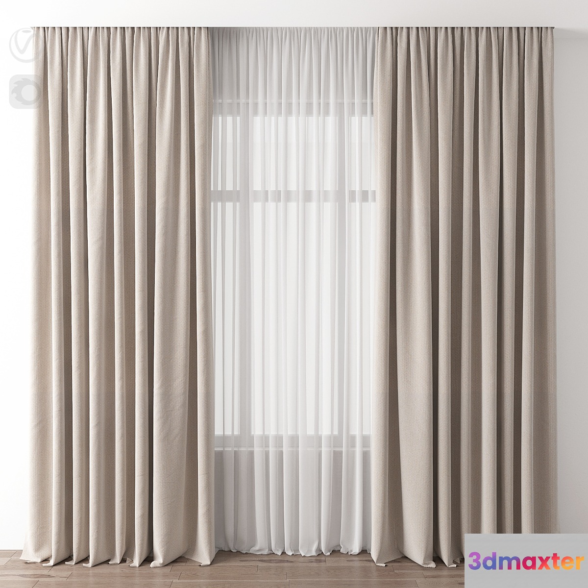 Curtain 3D Max