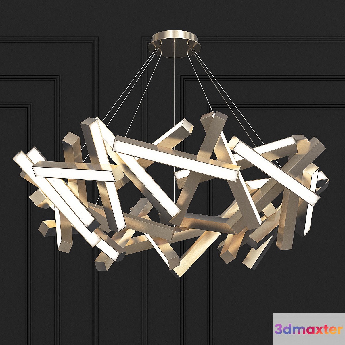 Chaos Chandelier  By Modern Forms 3D Max