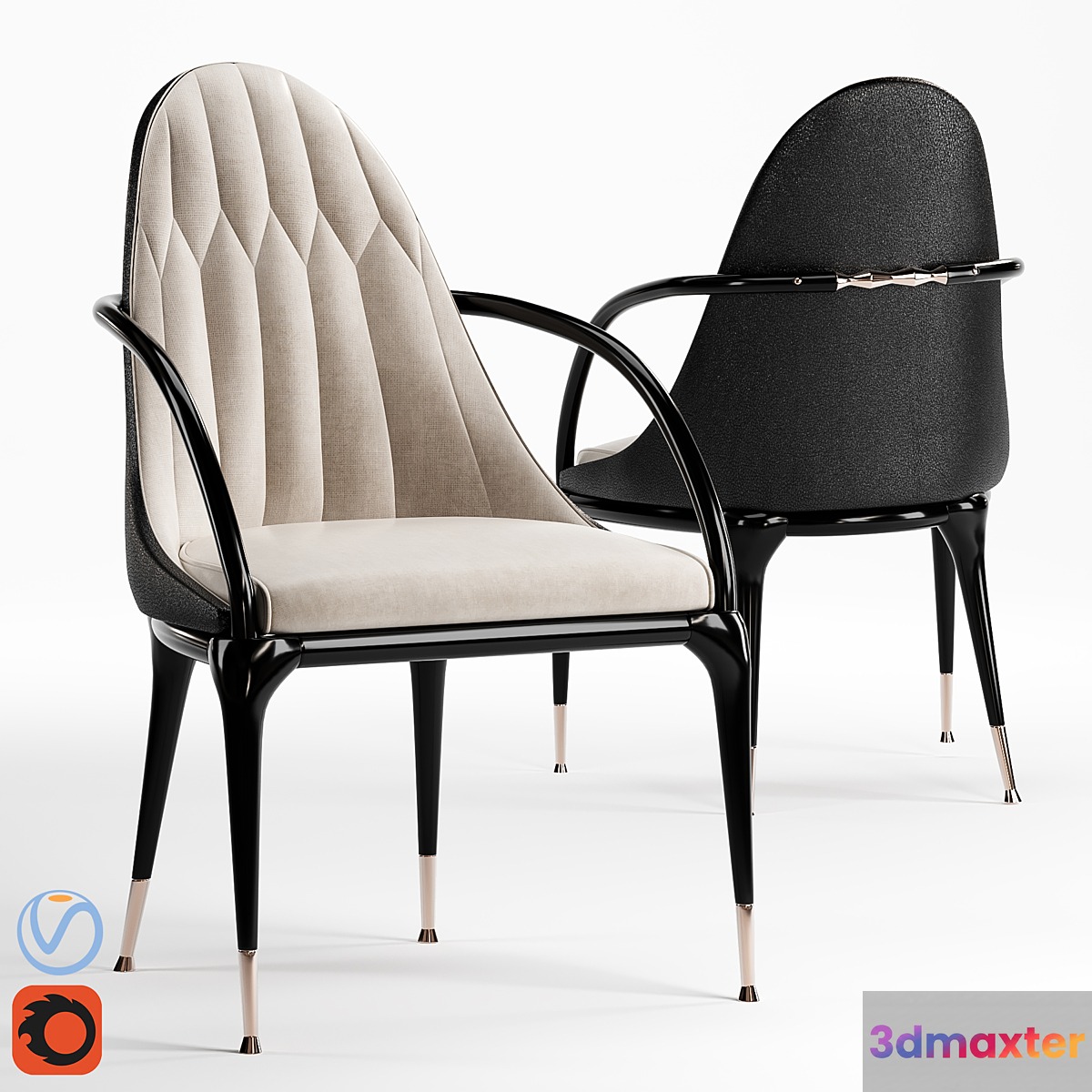 Visionnaire Jera Chair 3D Max