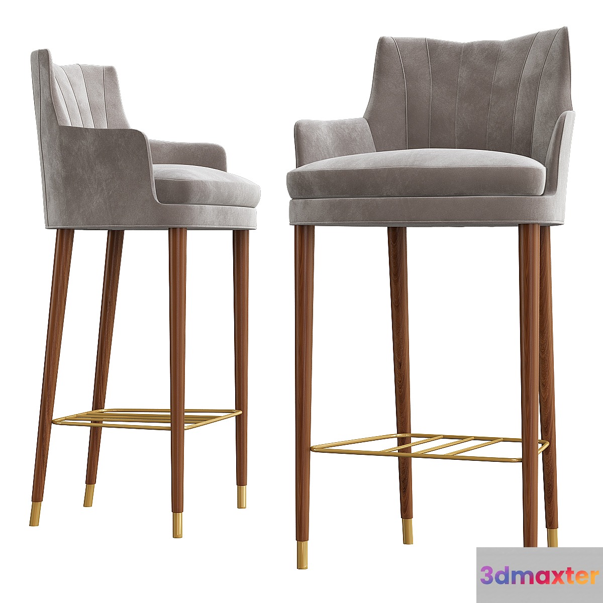 Plum Counter Bar Chair