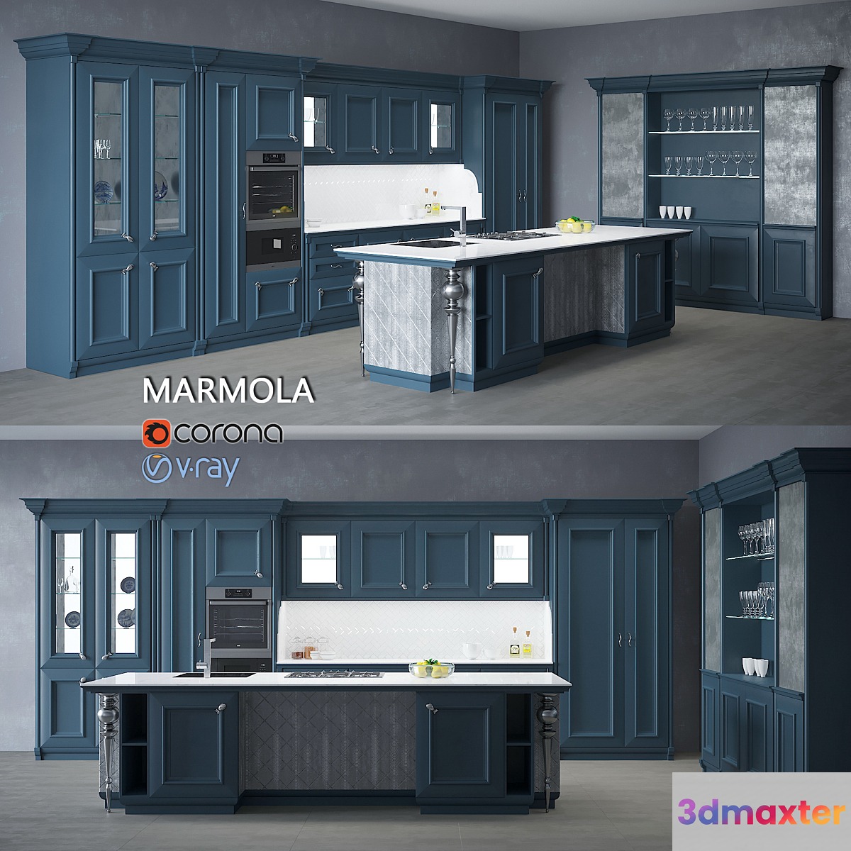 MARMOLA kitchen for BRUMMEL CUCINE