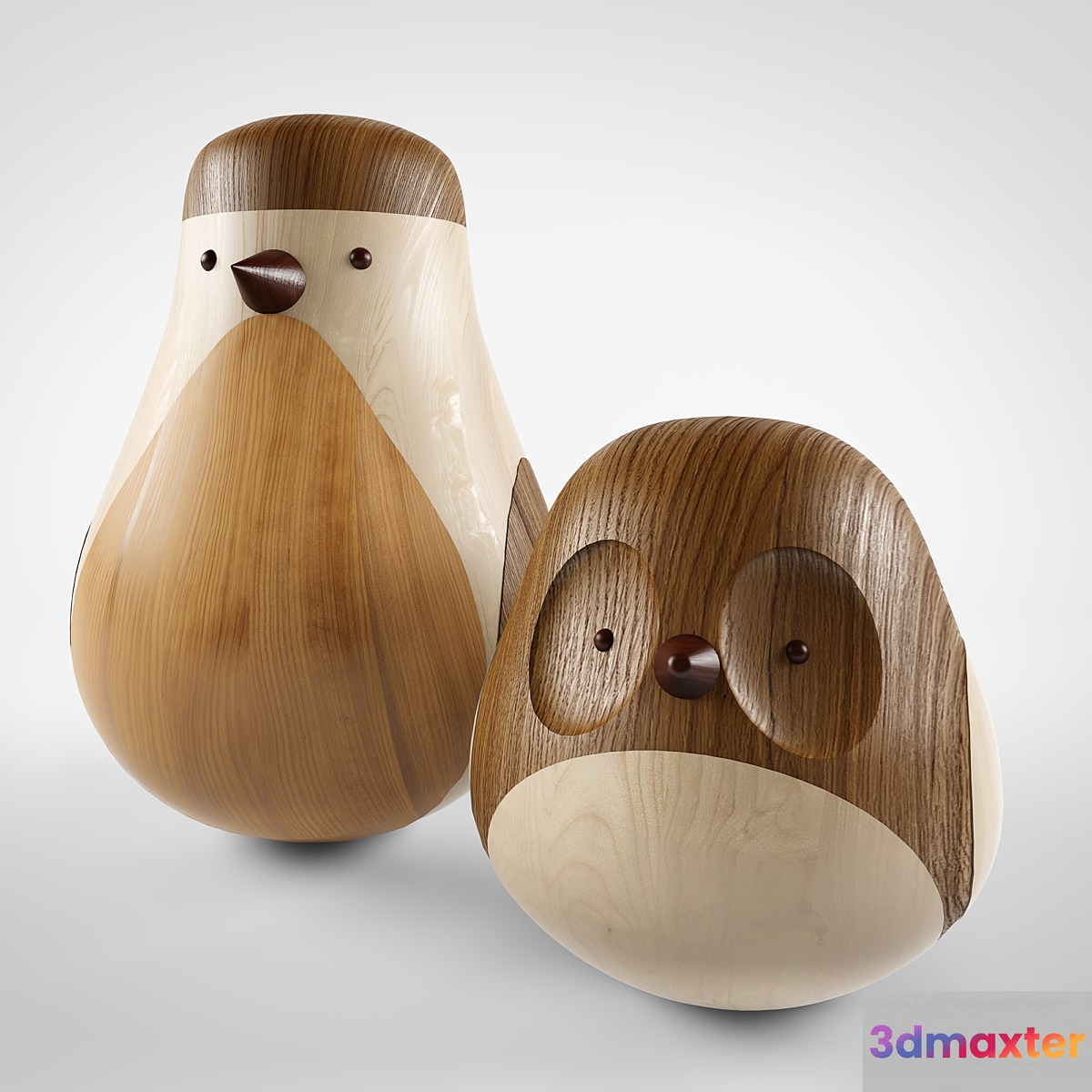 Wood decor 3D Max