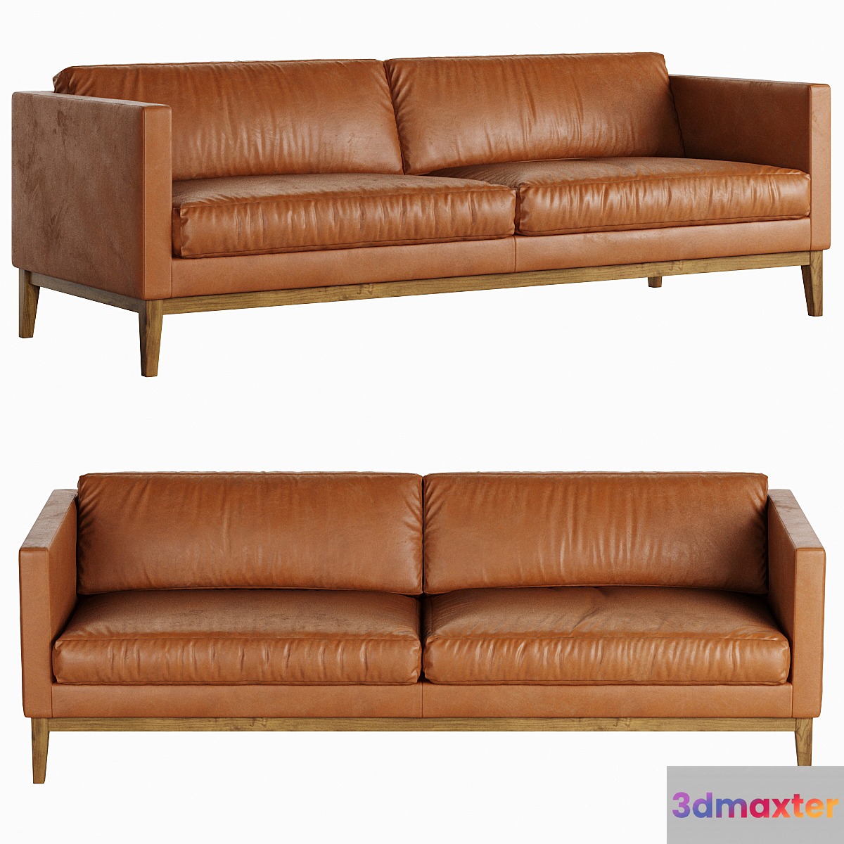 Swedese Madison Leather Sofa 3D Max