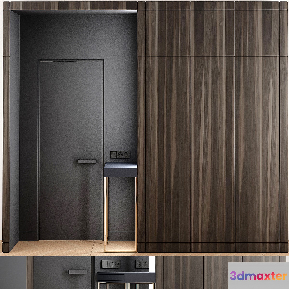 Wardrobe door