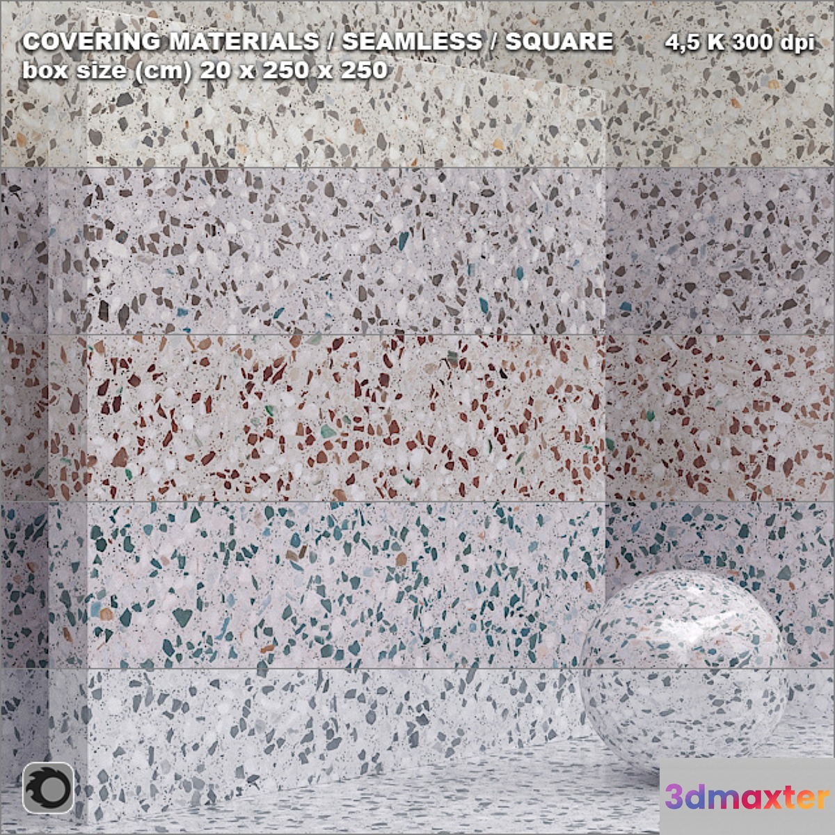 Material (seamless) - stone quartz quartzite set 79 3D Max
