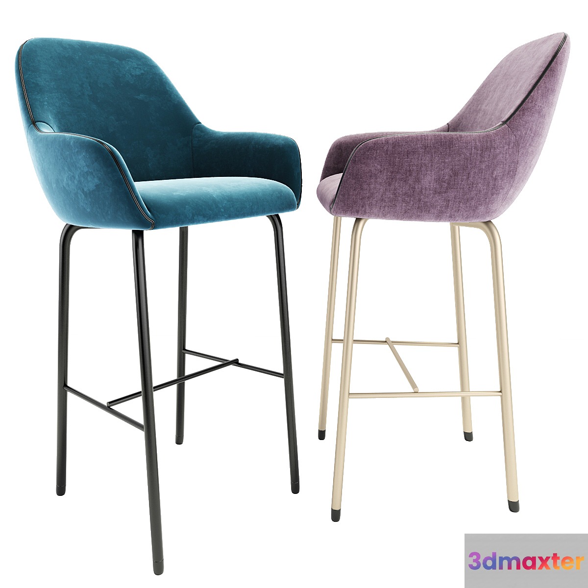 Modern Bar Chair 3D Max