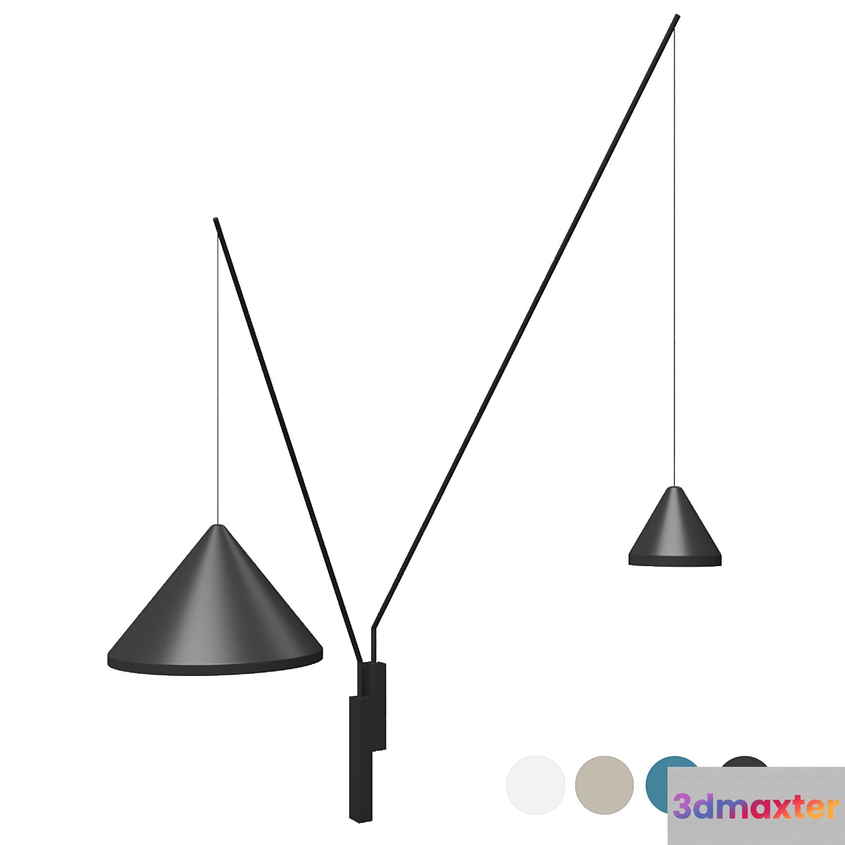 Vibia North (wall light) 3D Max
