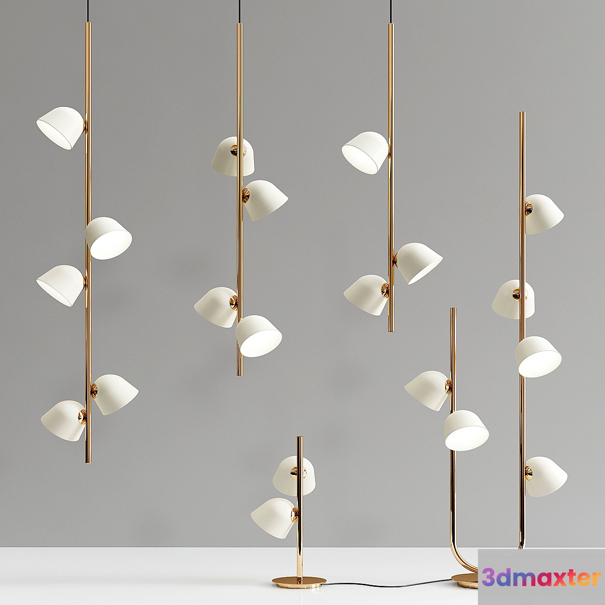 Moira Furstenberg Collections - 5 types 3D Max
