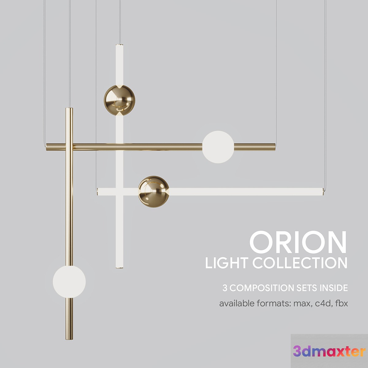 Lee Broom Orion Light Collection 3D Max