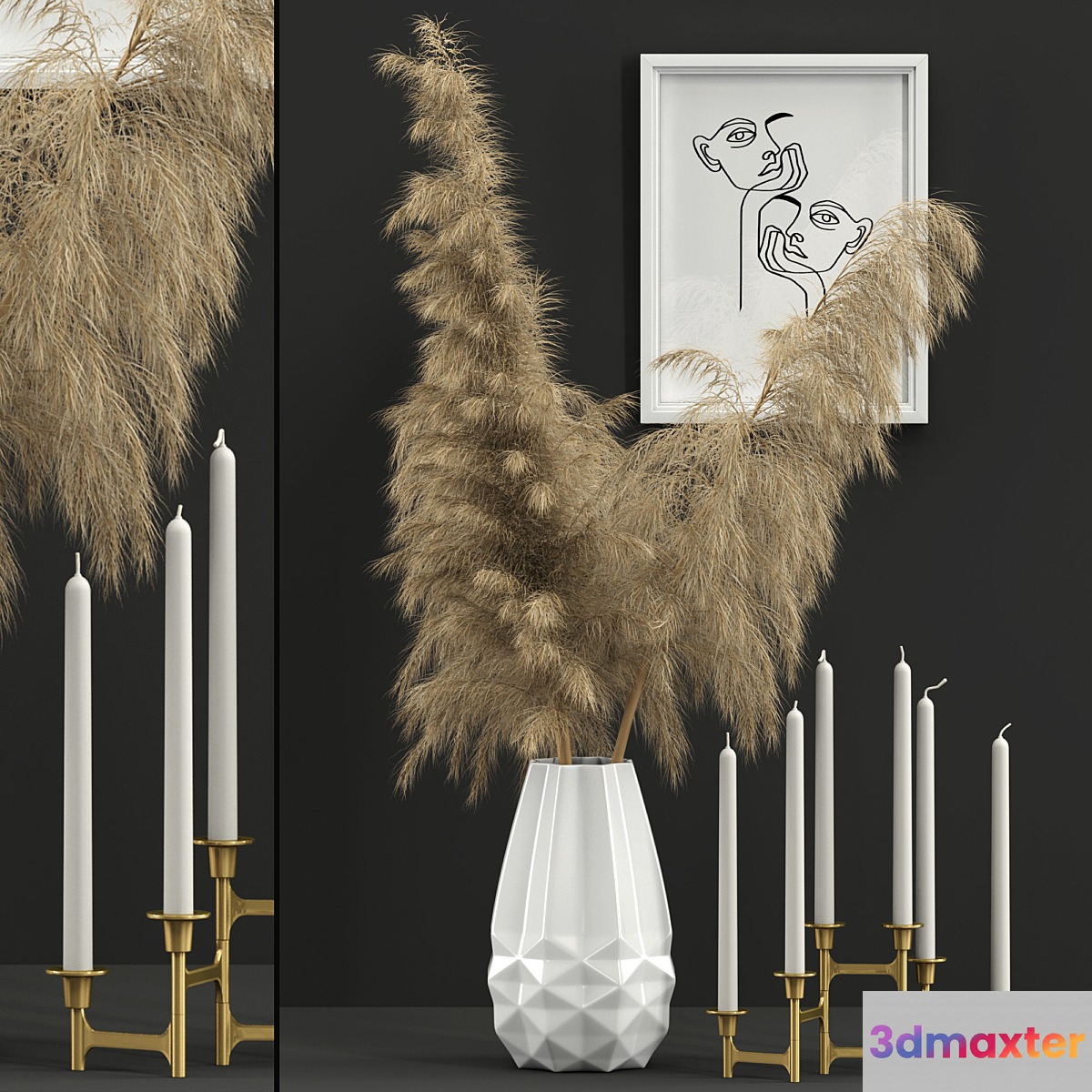 Decor with Katsura vase - No.3
