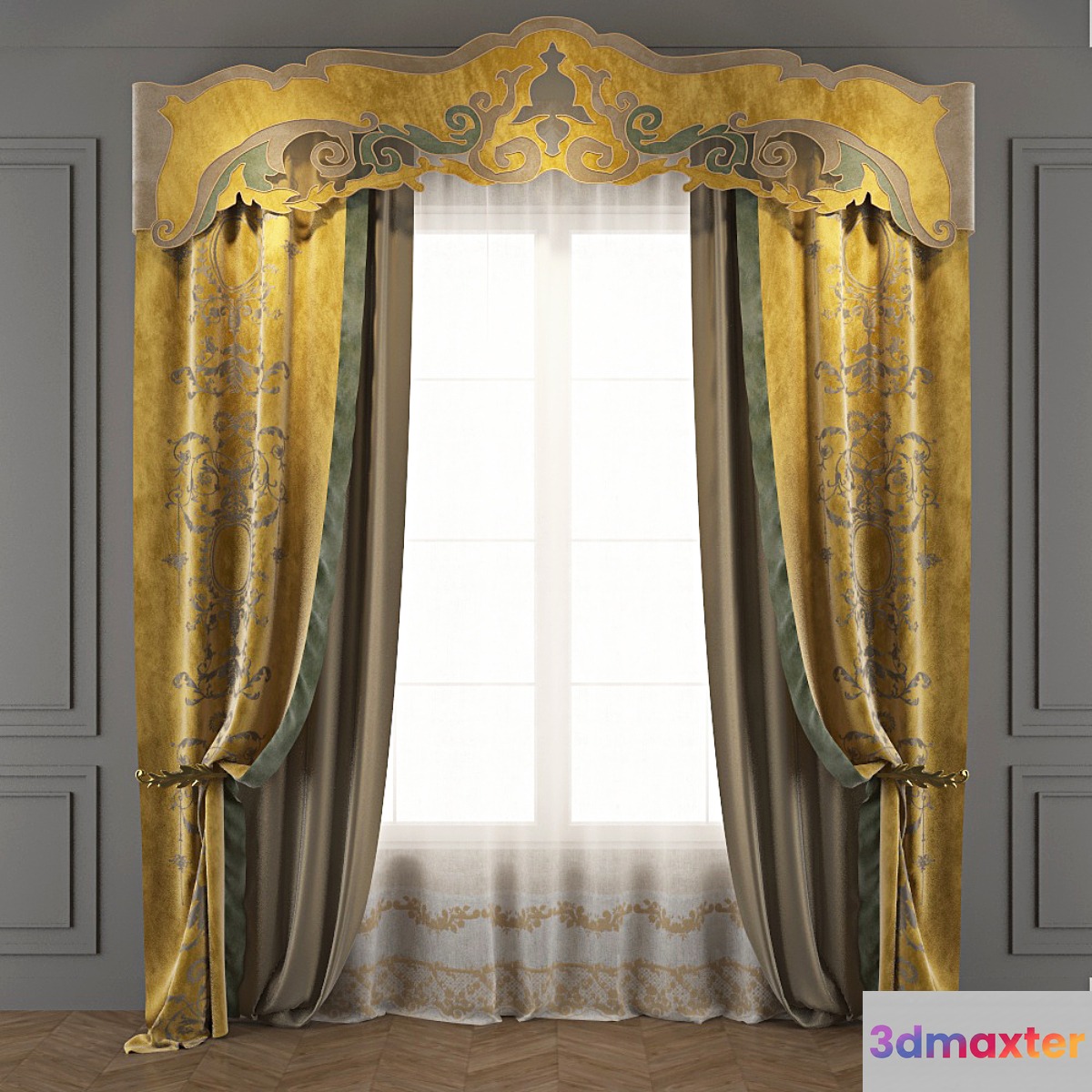 curtain 3D Max