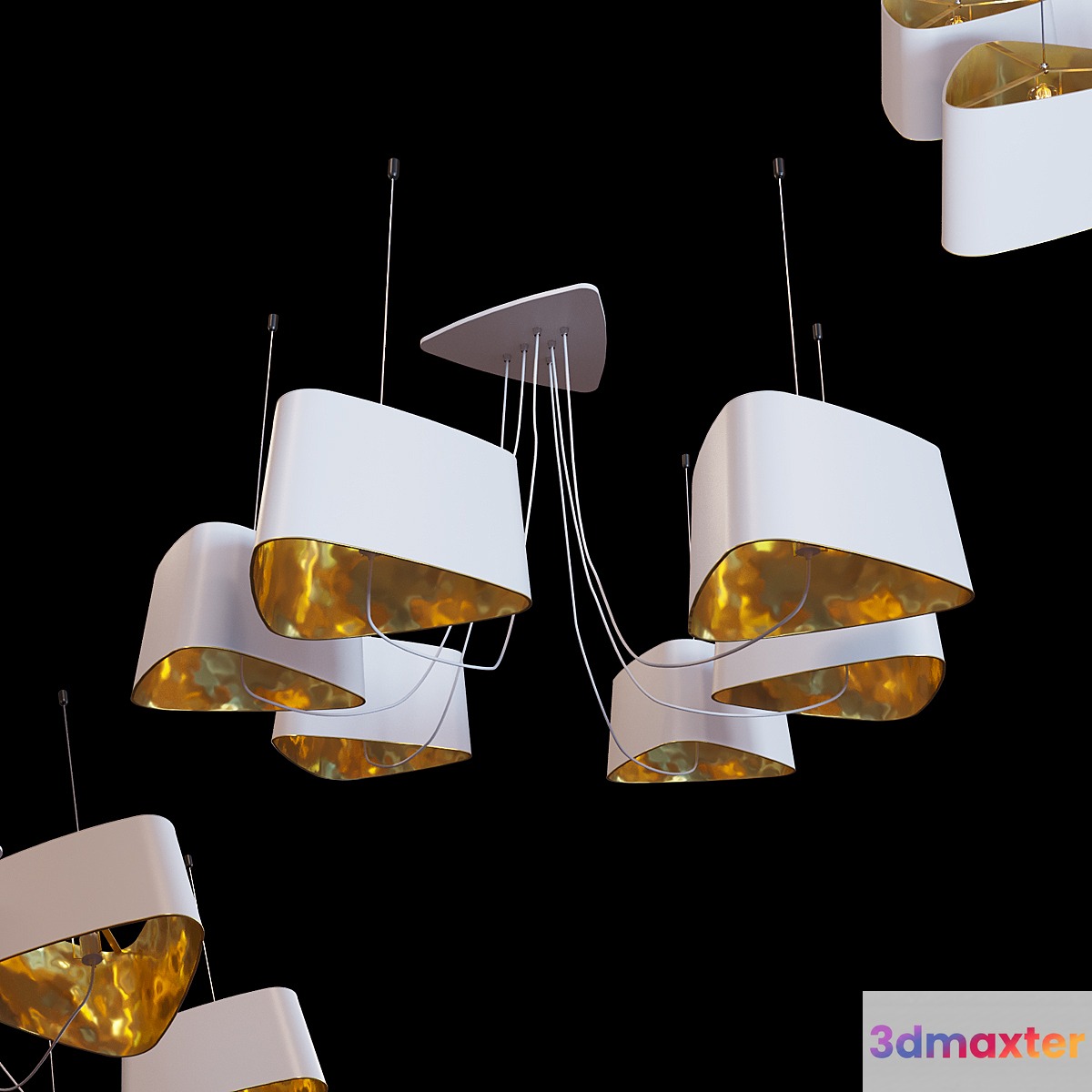 Nuage LOFT1163-6WH 3D Max
