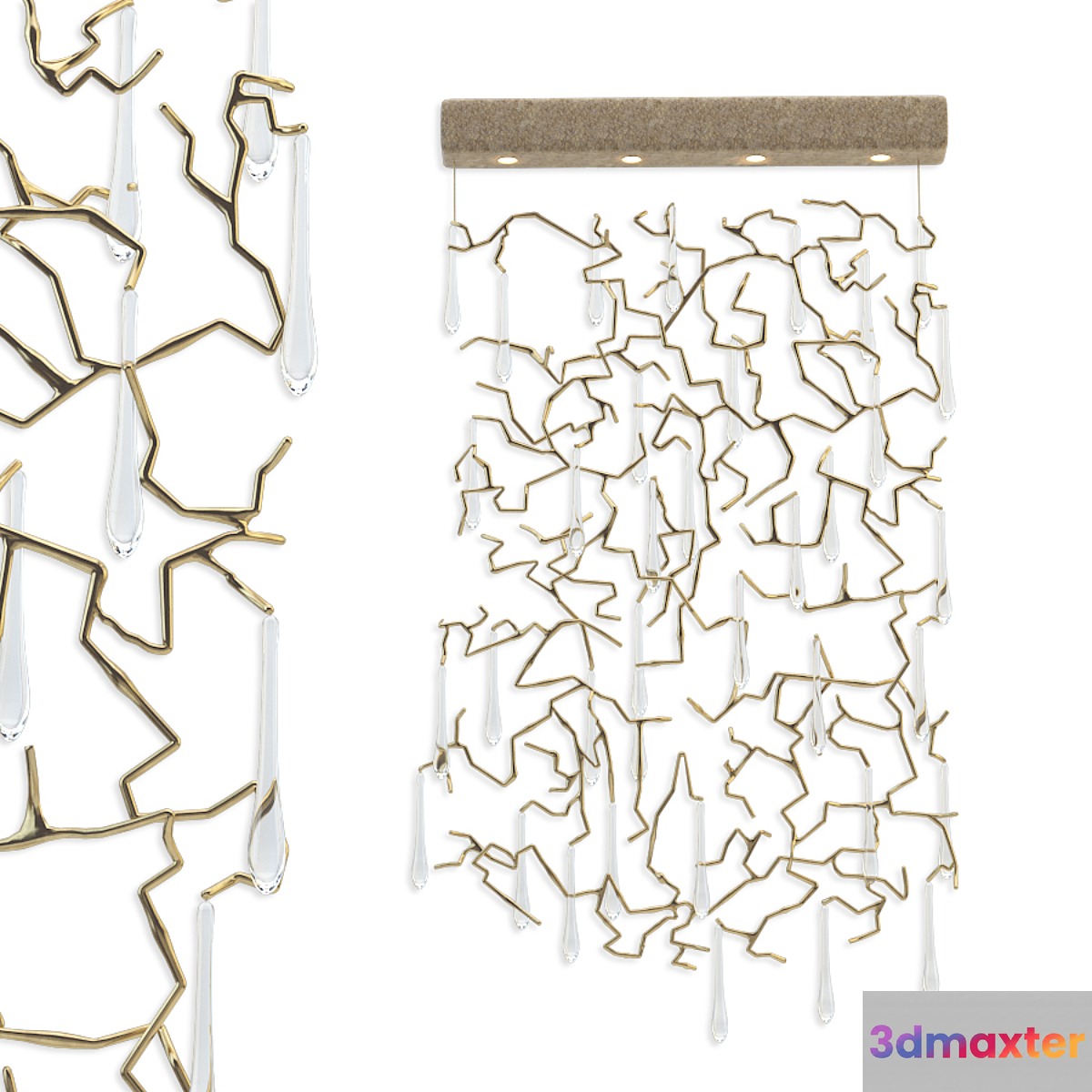 Aqua Wall Panel 3D Max