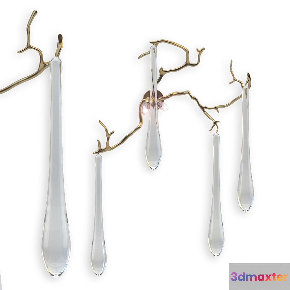 Aqua Wall Sconce 3D Max
