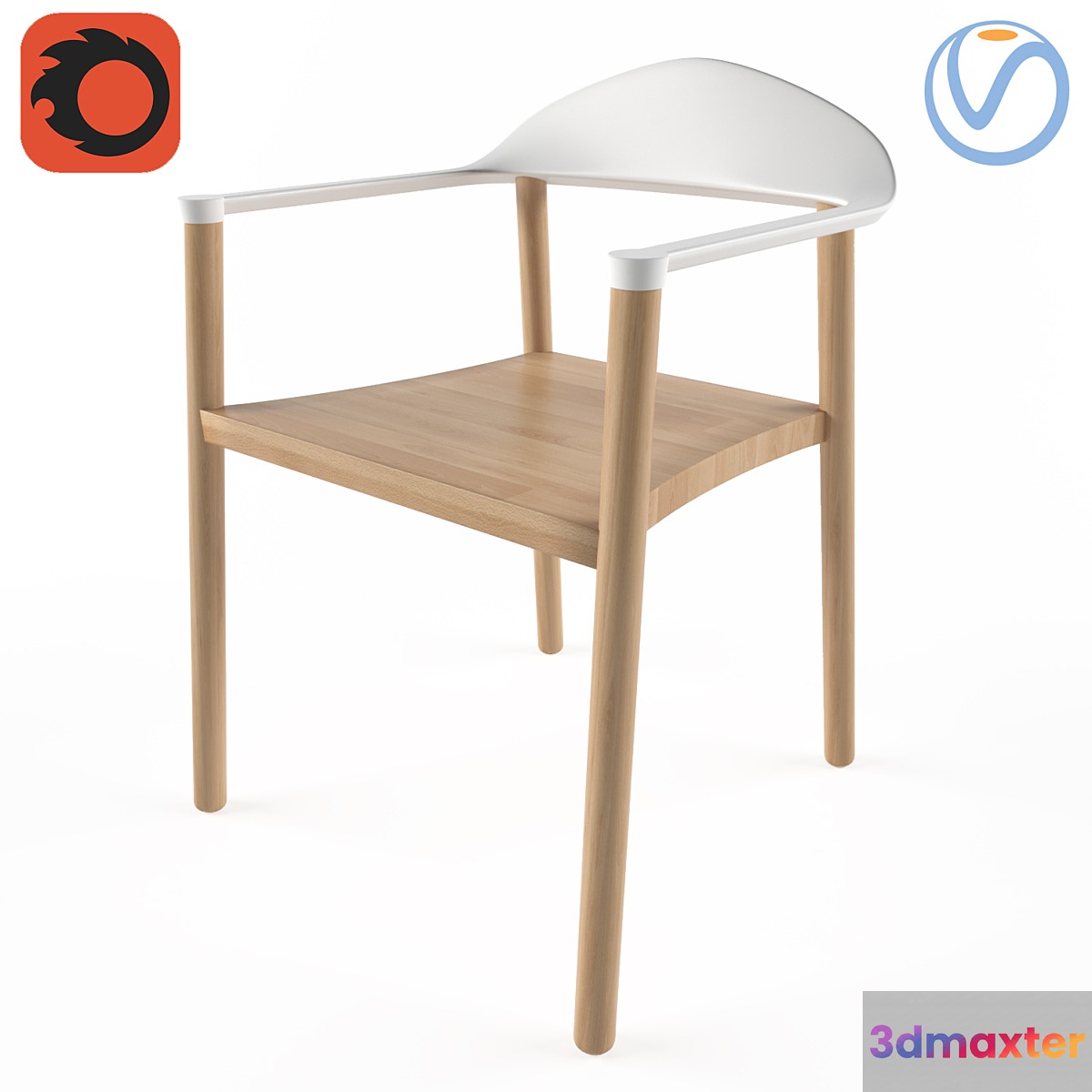 Armchair Monza 2 3D Max