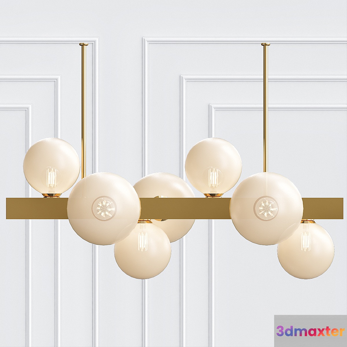 HINSDALE CHANDELIER By Hudson Valley Lighting 3D Max