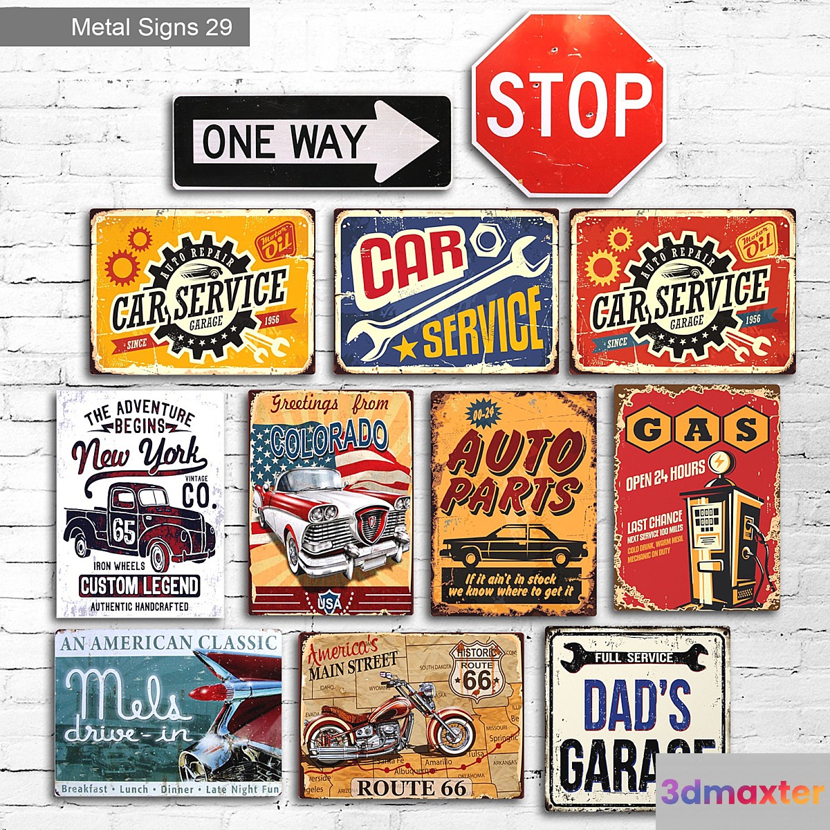 Metal Signs 29 - No.4