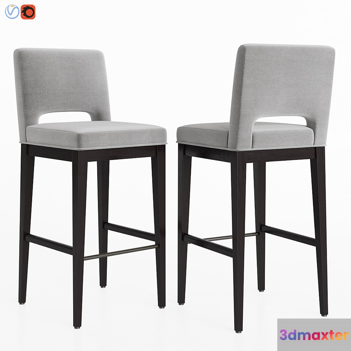 Dantonehome Douglas Barstool 3D Max