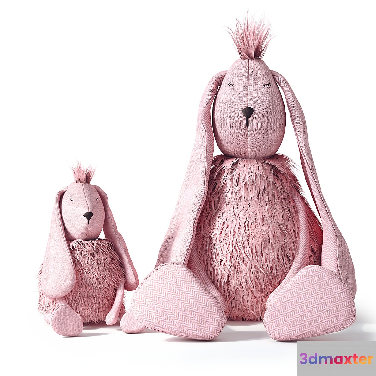 Wooly plush bunny