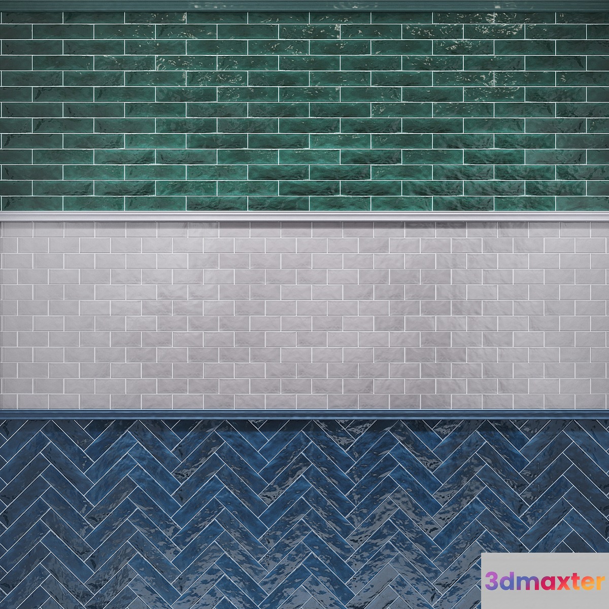 Tiles. Set 2 3D Max