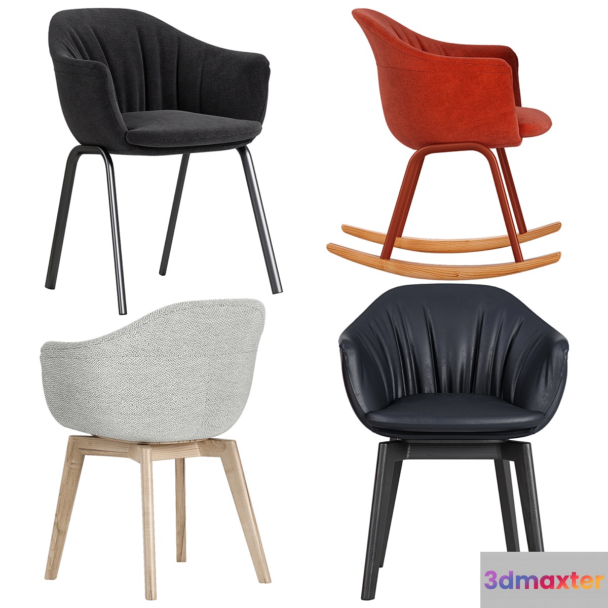 MDF Italia Siena armchair