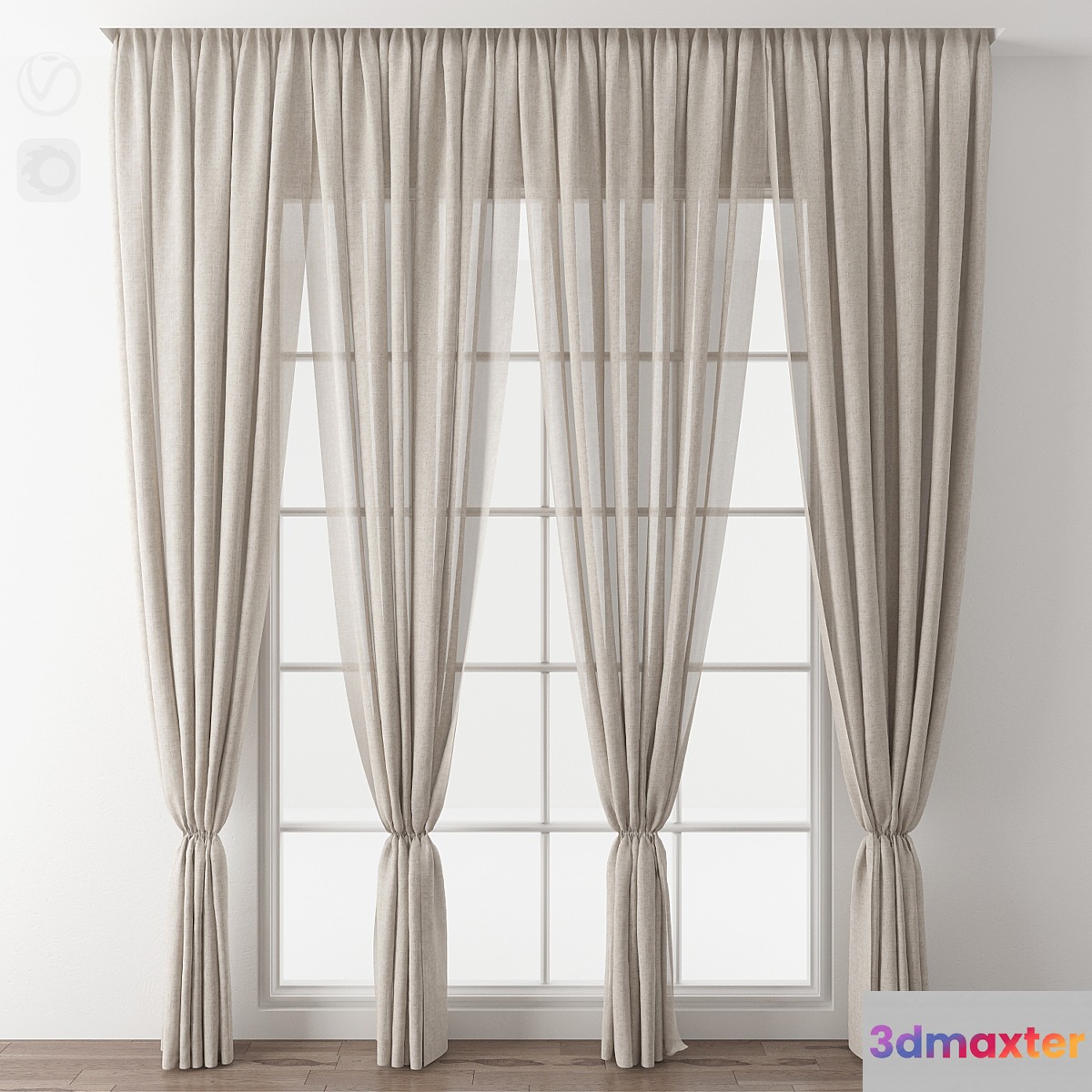 Curtain 3D Max