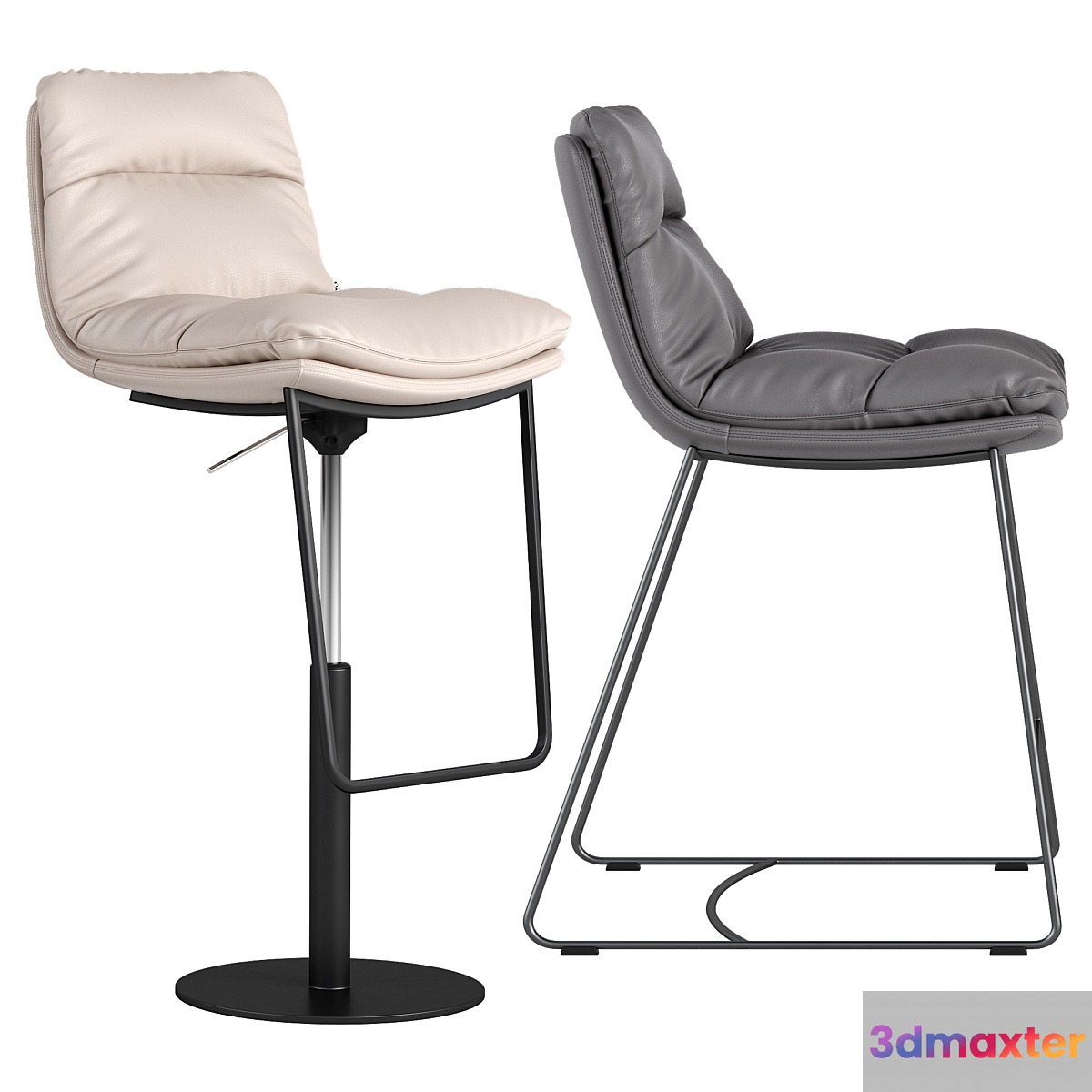 KFF Arva barstool 3D Max