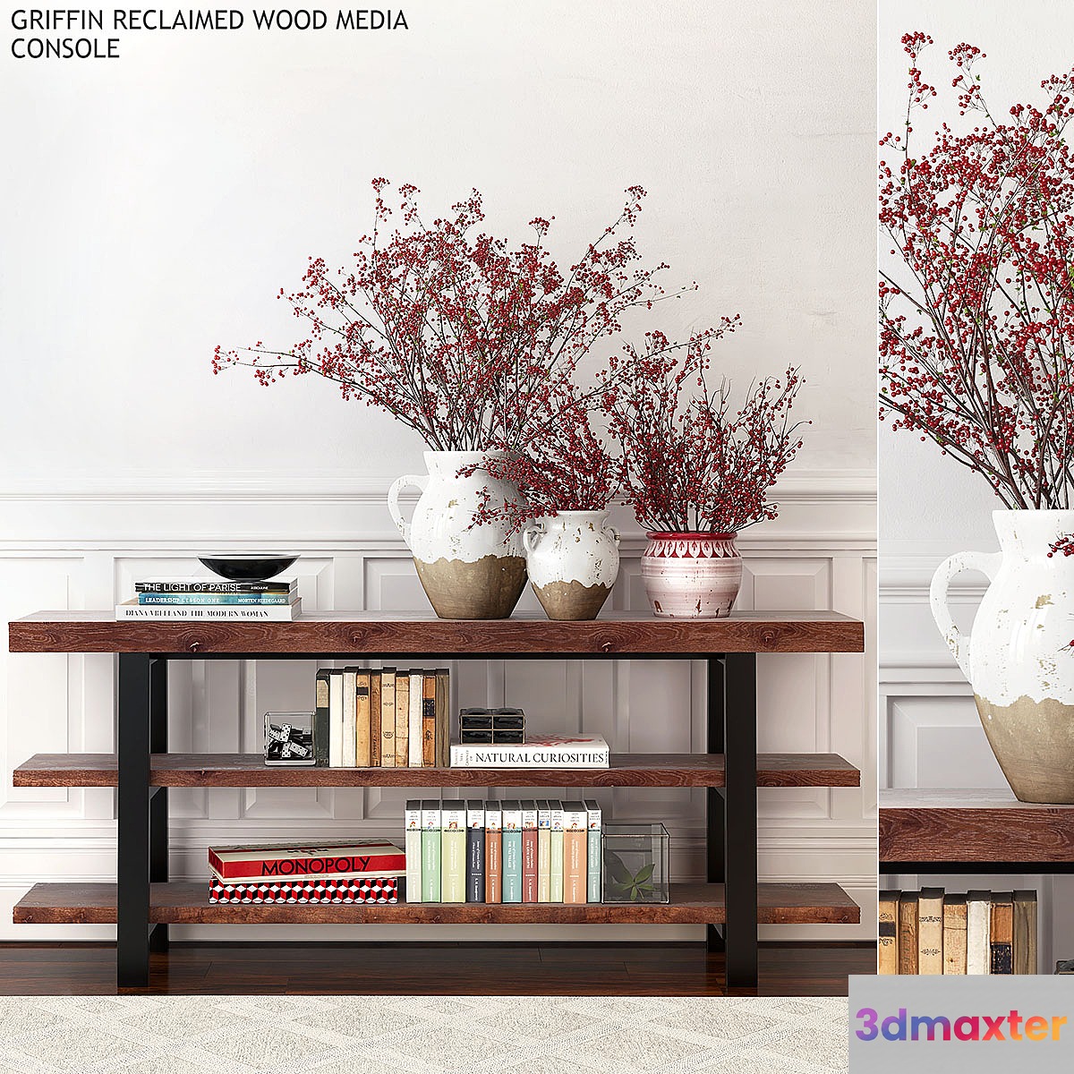 Pottery barn GRIFFIN RECLAIMED WOOD MEDIA CONSOLE - No.3