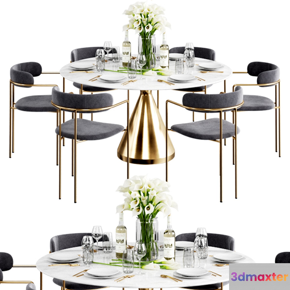 West Elm Dinning Set 7 - No.2