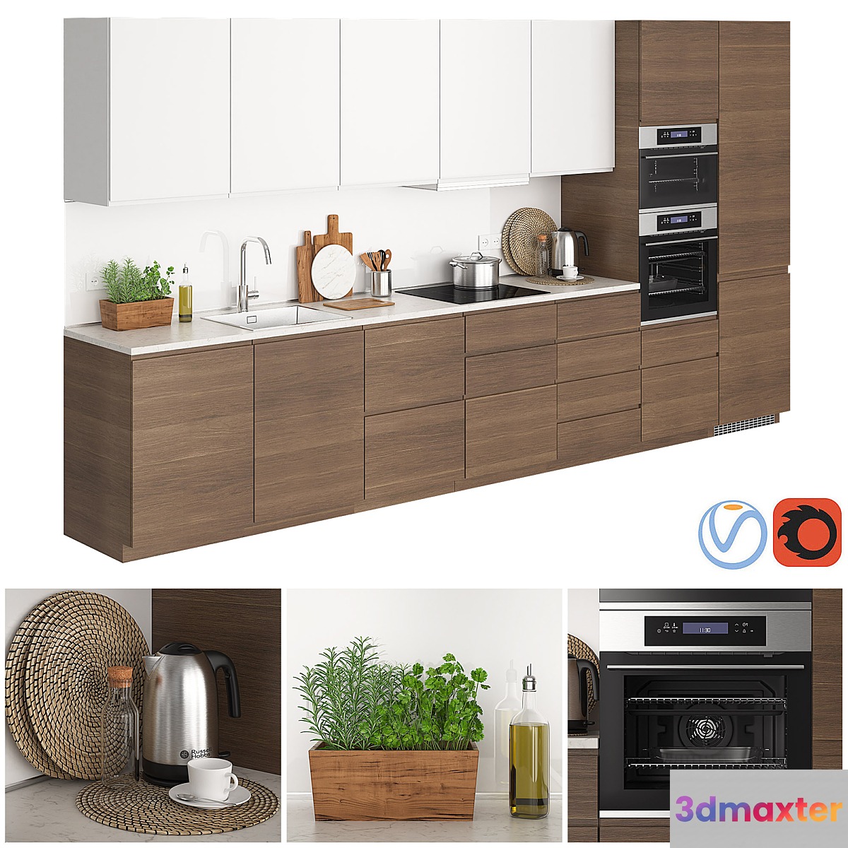 Ikea Metod Voxtorp Walnut