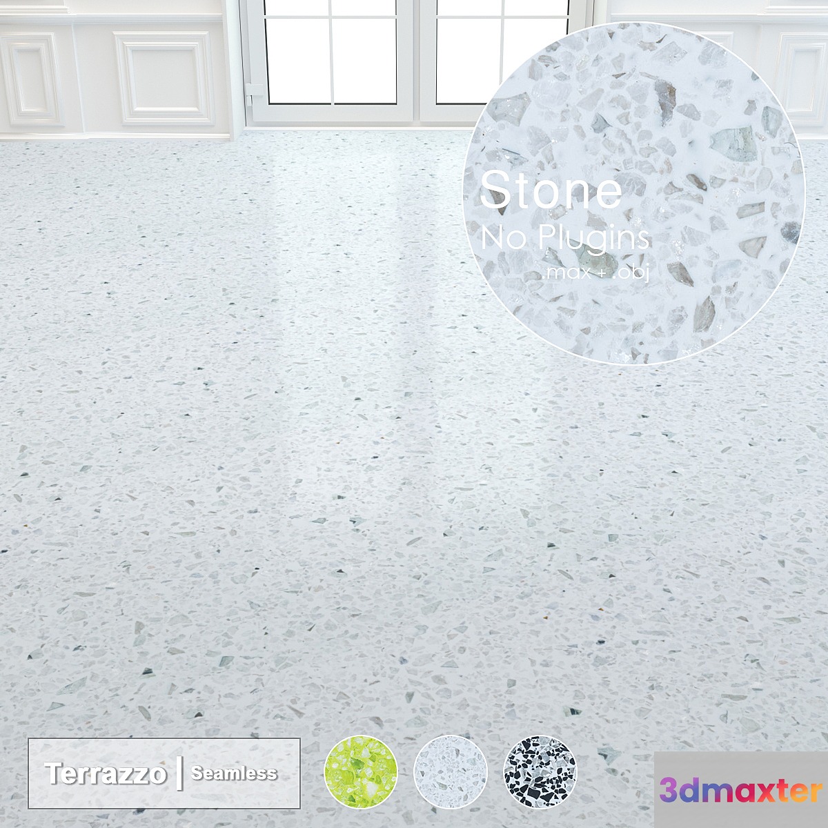 Seamless Terrazzo Stone 003