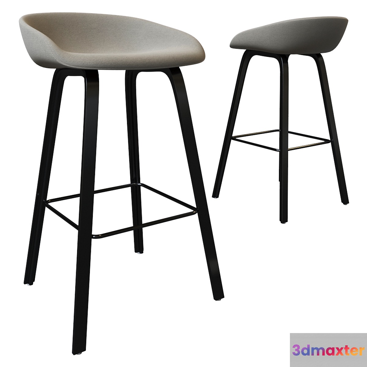 Bar stool - No.8 3D Max