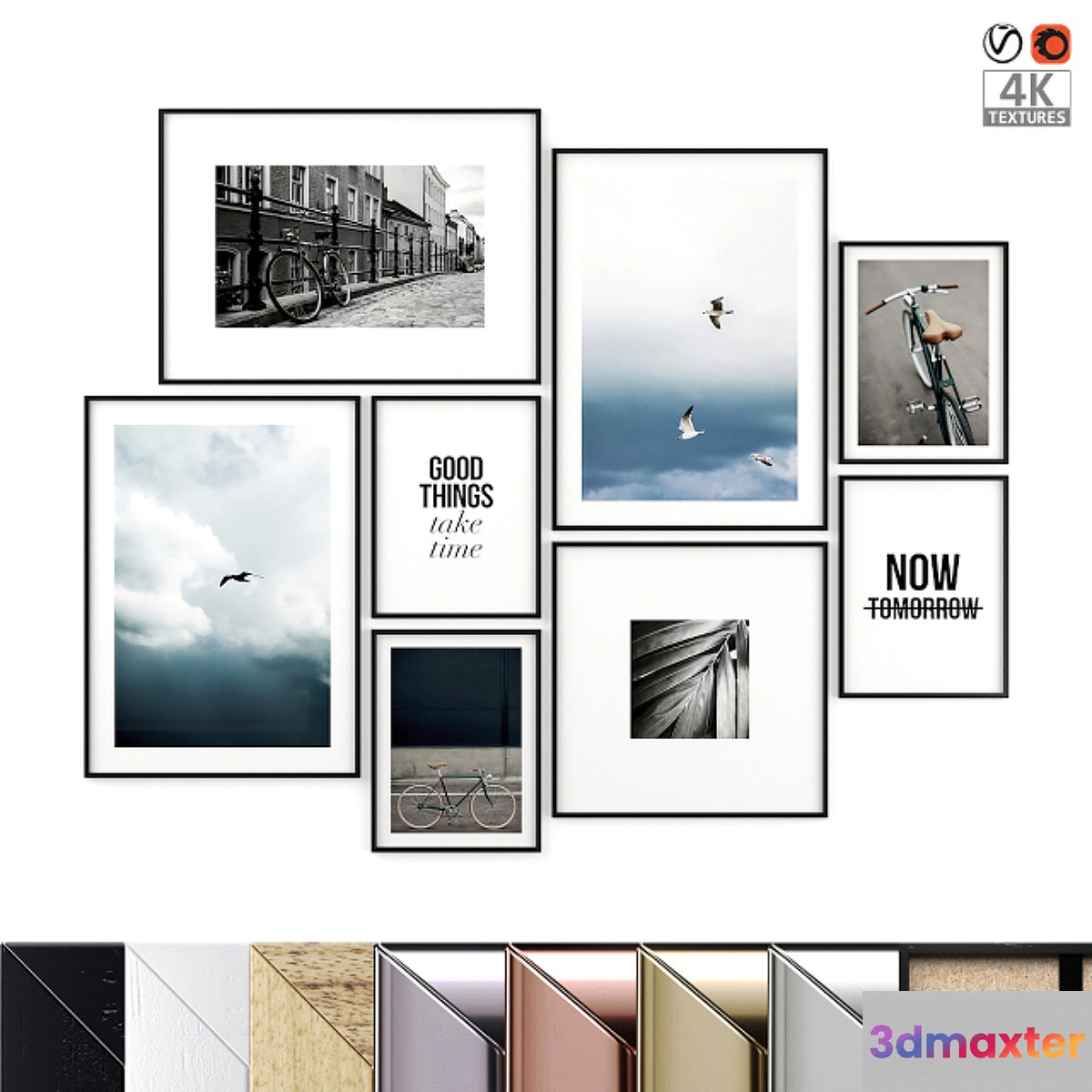Photo frames 3D Max